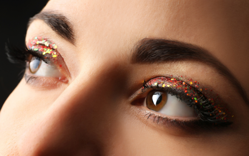 girls with Glittery Eyes