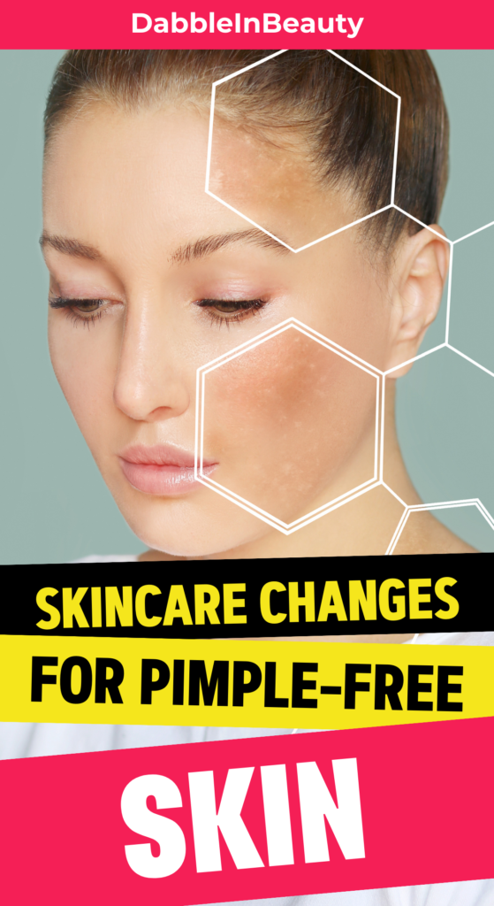 Changes that Permanently Remove Pimples