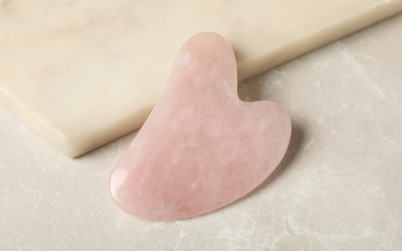 pink gua sha