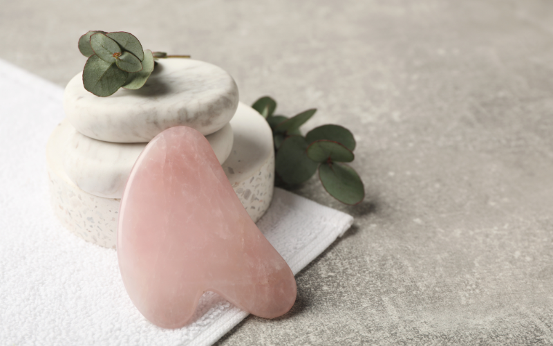 pink gua sha