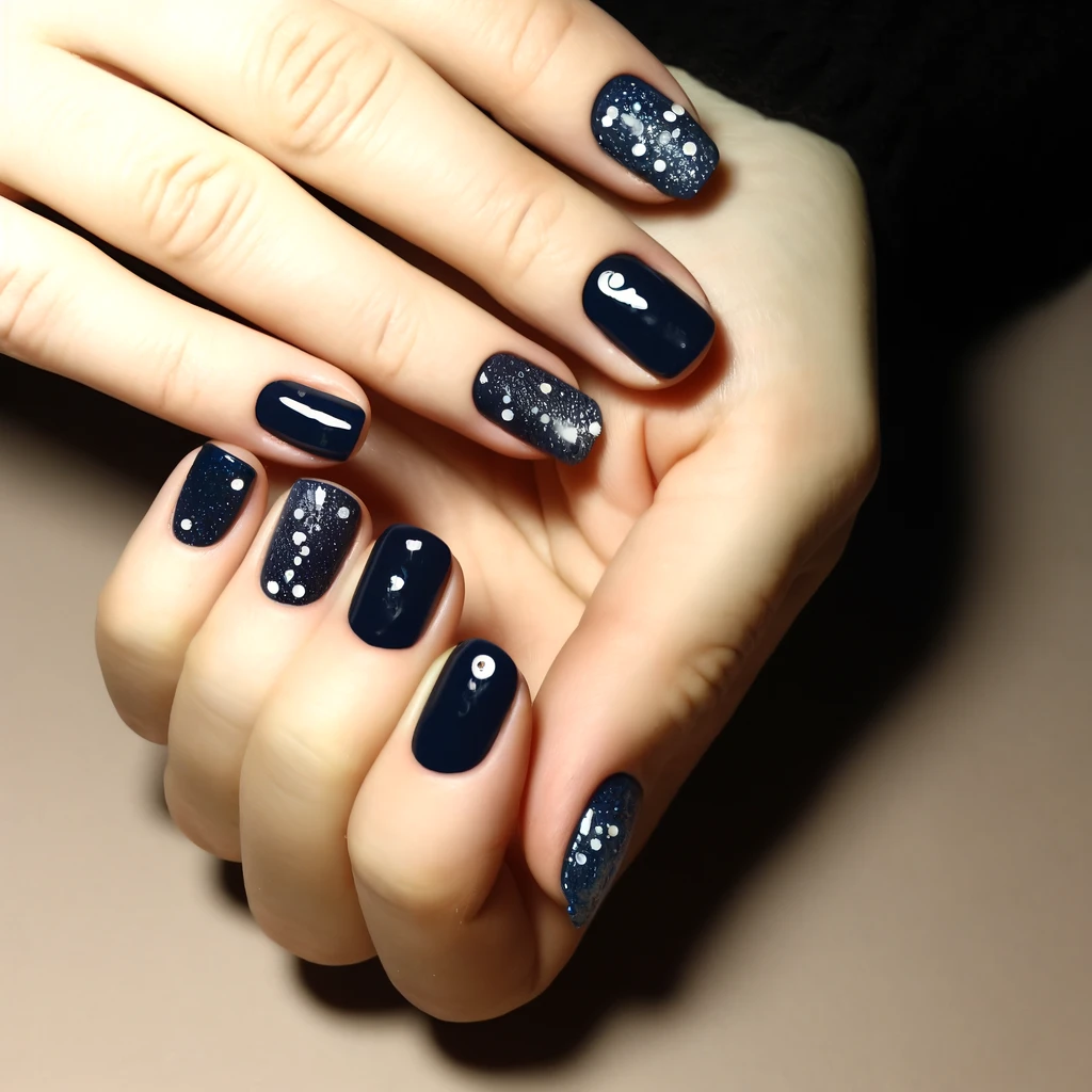 Starry Night Sky nails