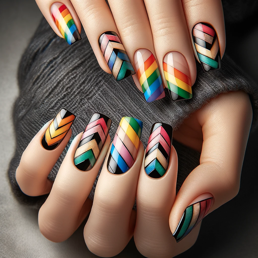 Chevron Chic NAILS