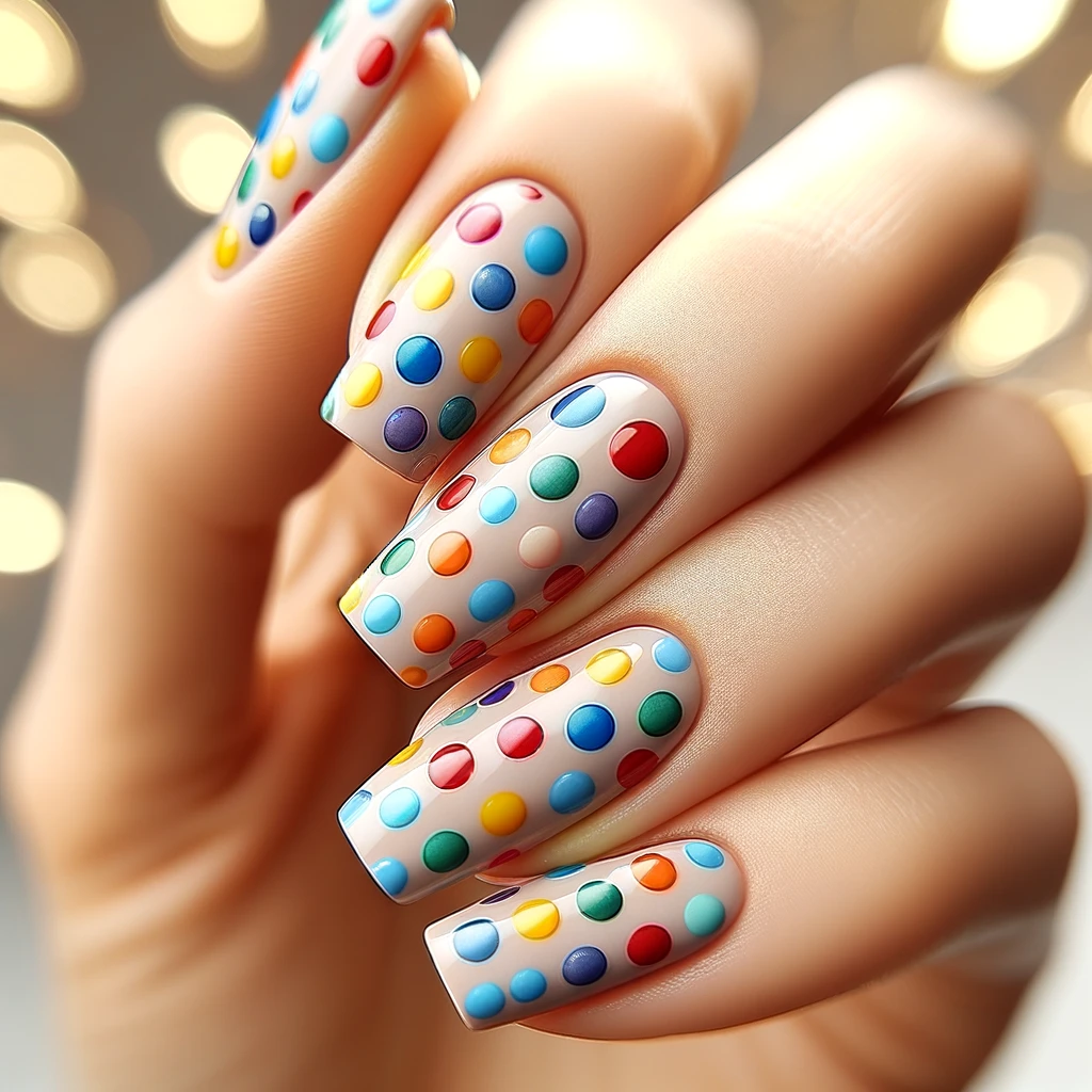 Polka Dot Party NAILS