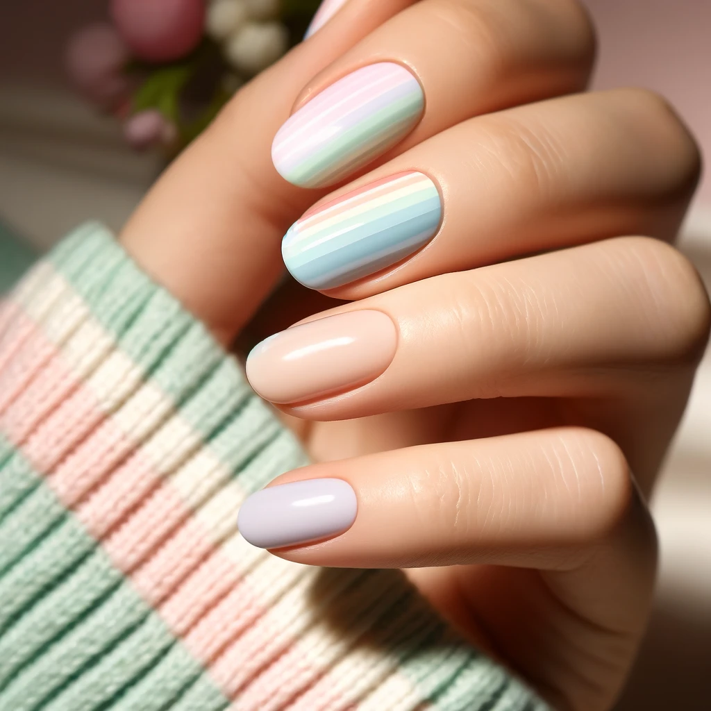 Pastel Rainbow NAILS