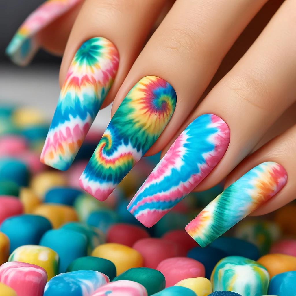 Tie-Dye Twist NAILS