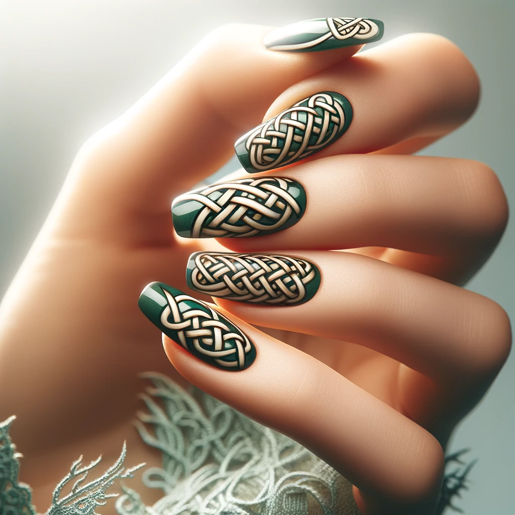 Celtic Knots nails