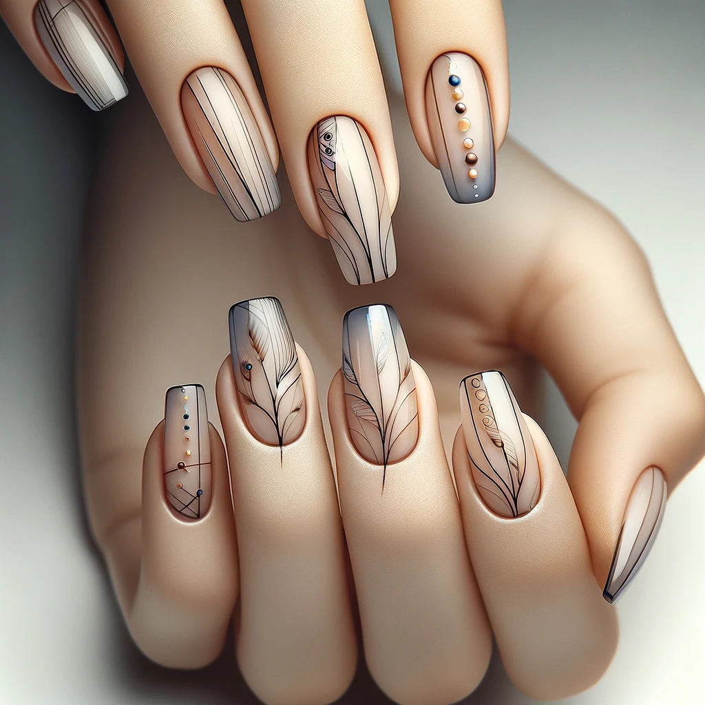 Minimalist Designs for nails