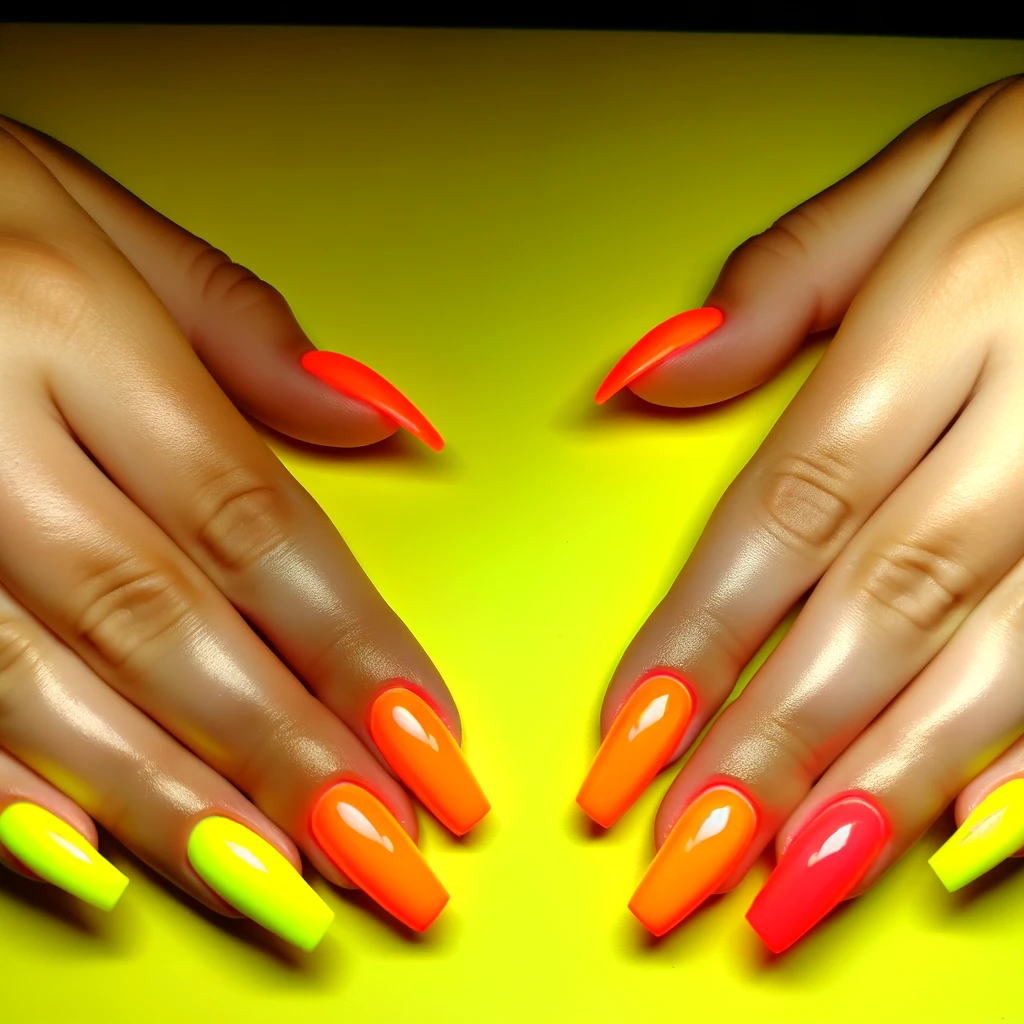 Glow with the Flow: Neon Nails for Every Season - Dabble In Beauty