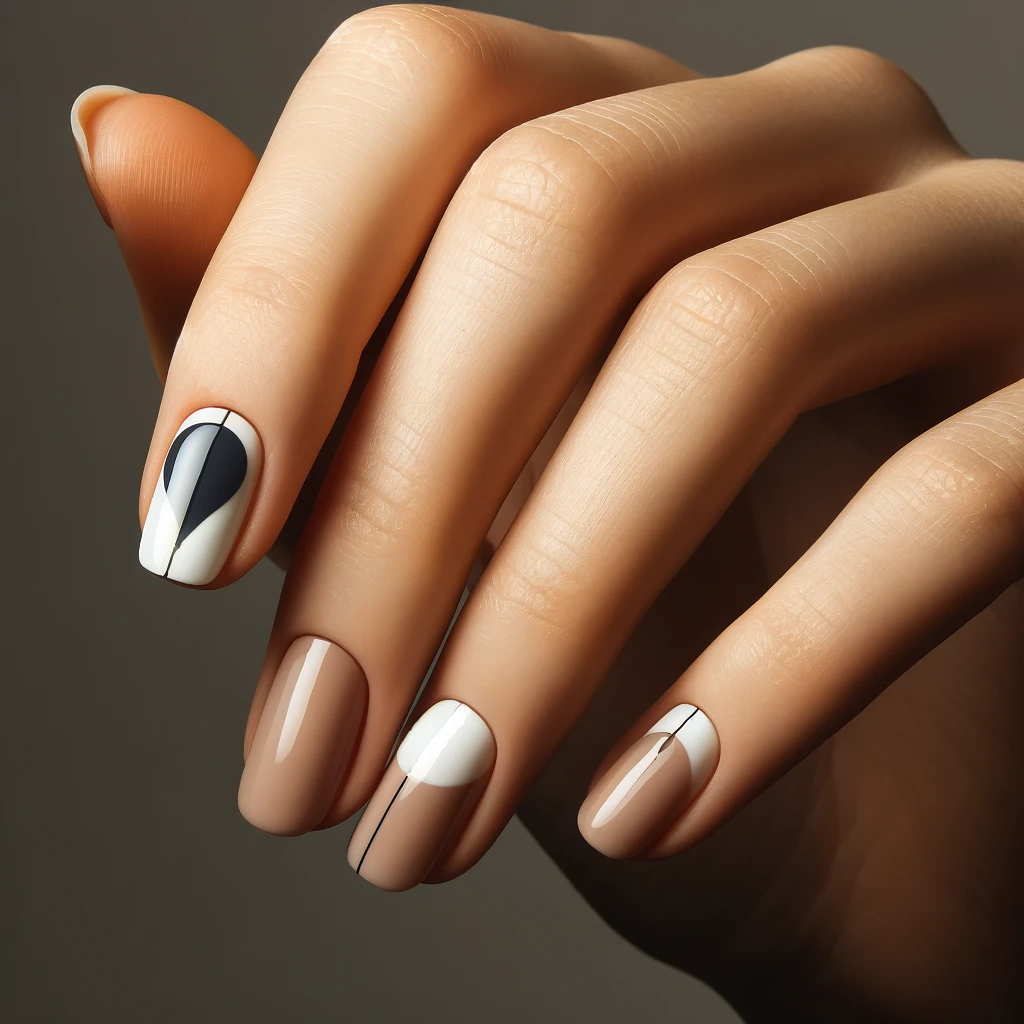 Geometric Shapes nails