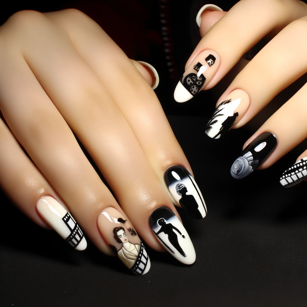  '40s Film Noir Mystery nails