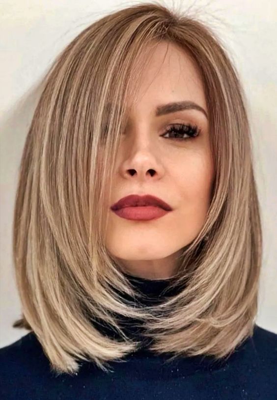 Hottest Shoulder-Length Bob Haircut