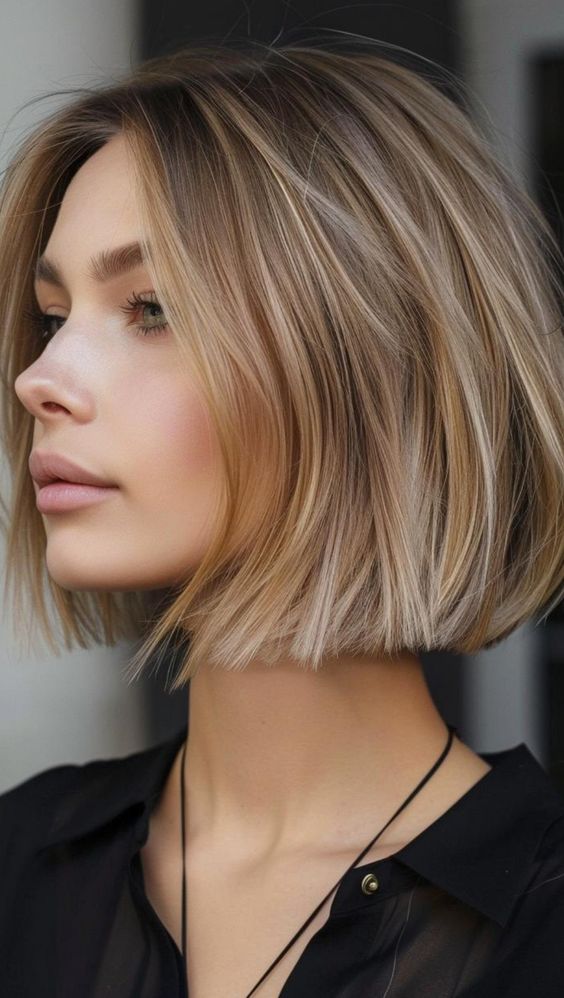 Beautiful Bob Cut for Fine Hair