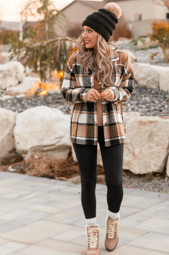 Kristyn's Fall Plaid Shacket