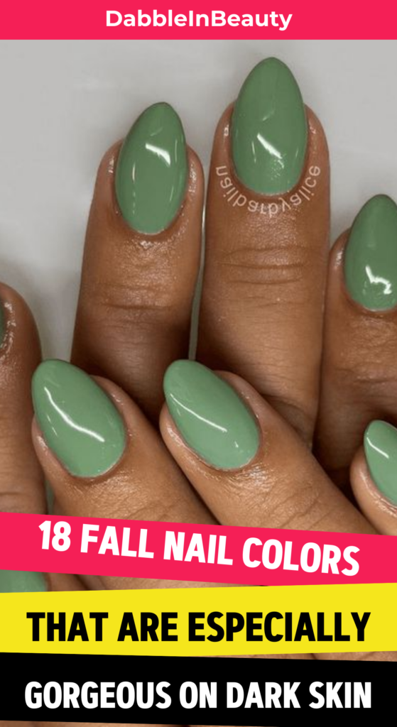 18 Cute Fall Nail Colors for Dark Skin