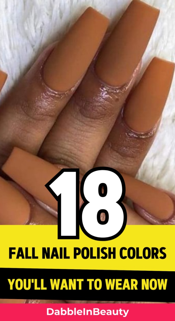 18 Cute Fall Nail Colors for Dark Skin