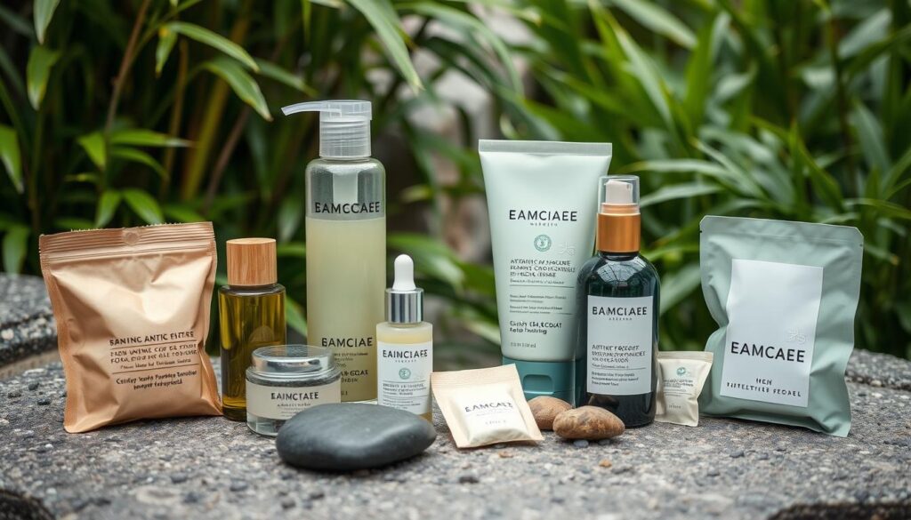 Eco-friendly travel skincare