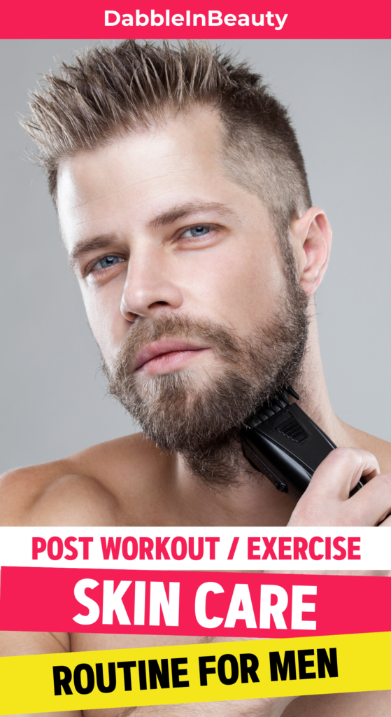 Post-Workout Skincare for Men