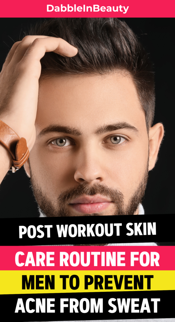 Post-Workout Skincare for Men