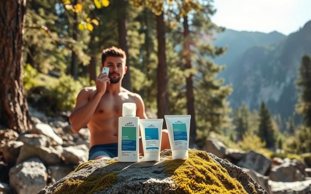 Skin prep for outdoor activities