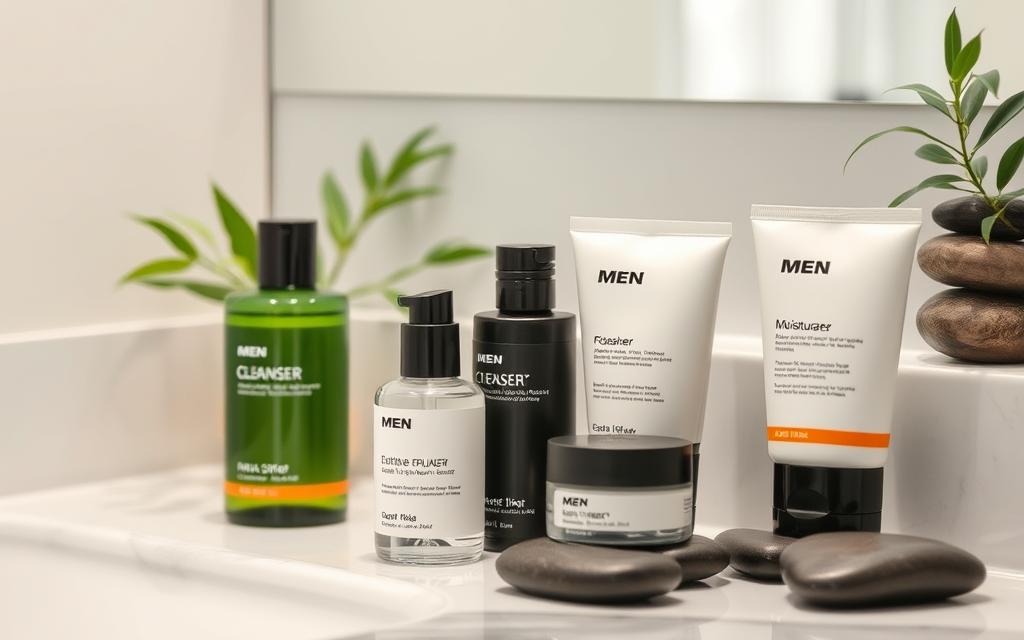 basic skincare routine for men