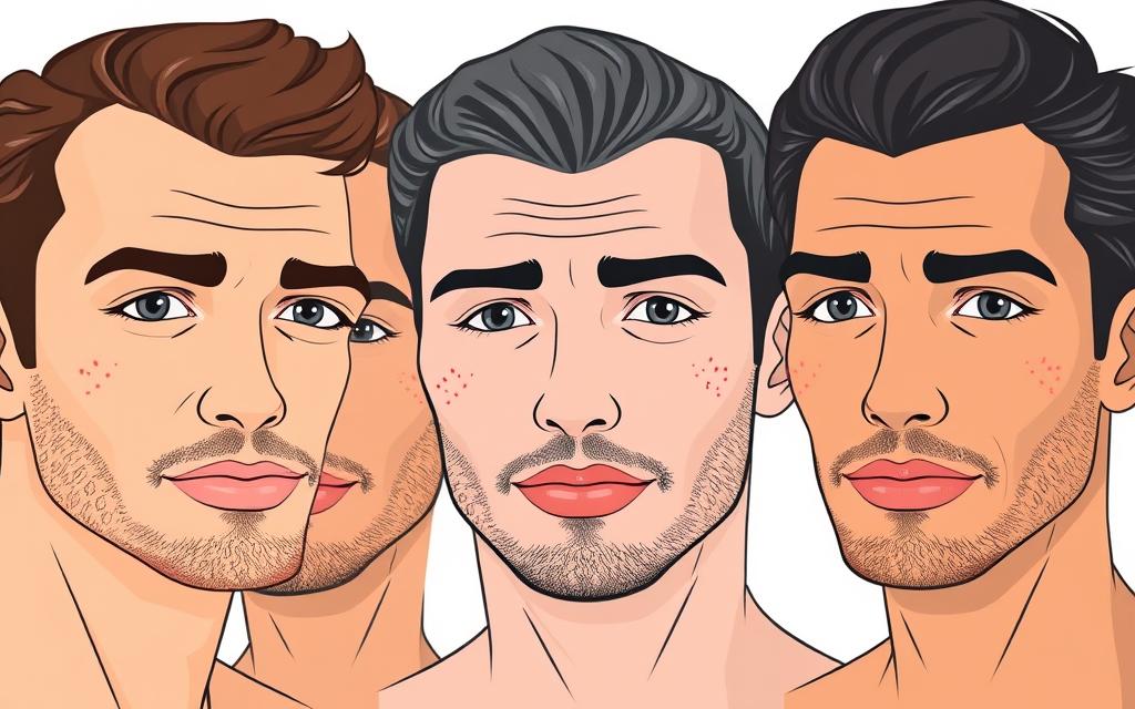 men's skin types