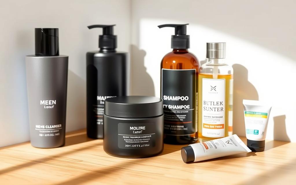 men's skincare products