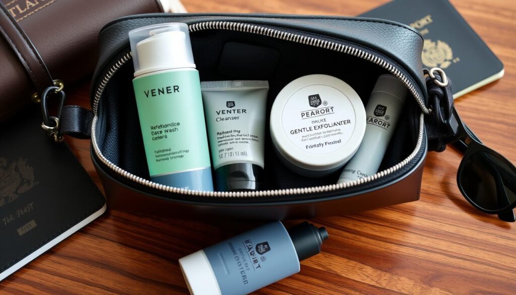 men's travel cleansers