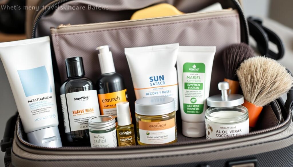 men's travel skincare hacks