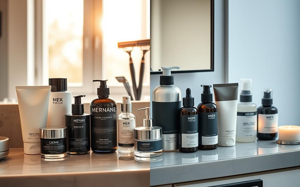 selecting skincare products for men