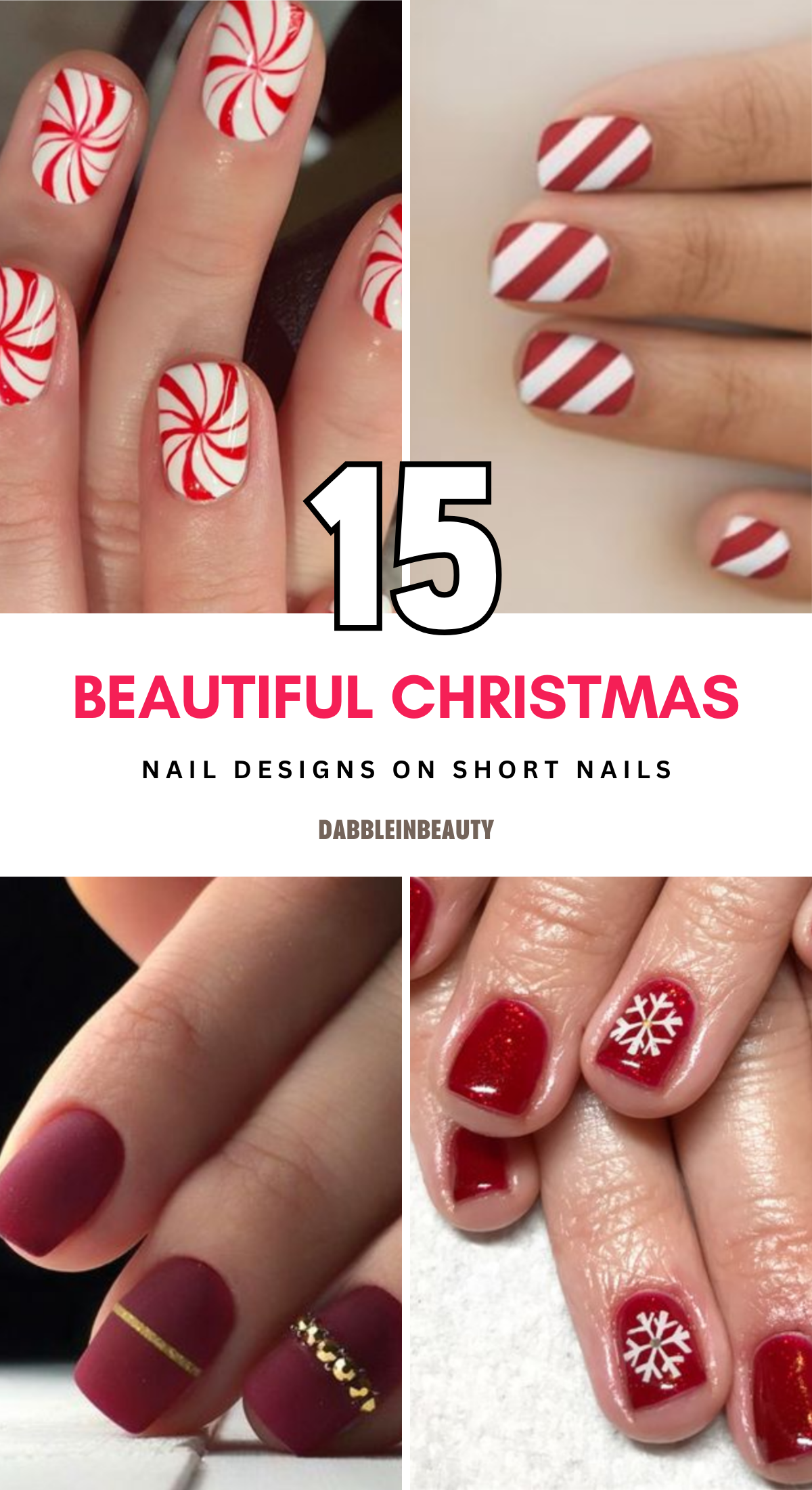 15 Christmas Nail Designs for Short Nails