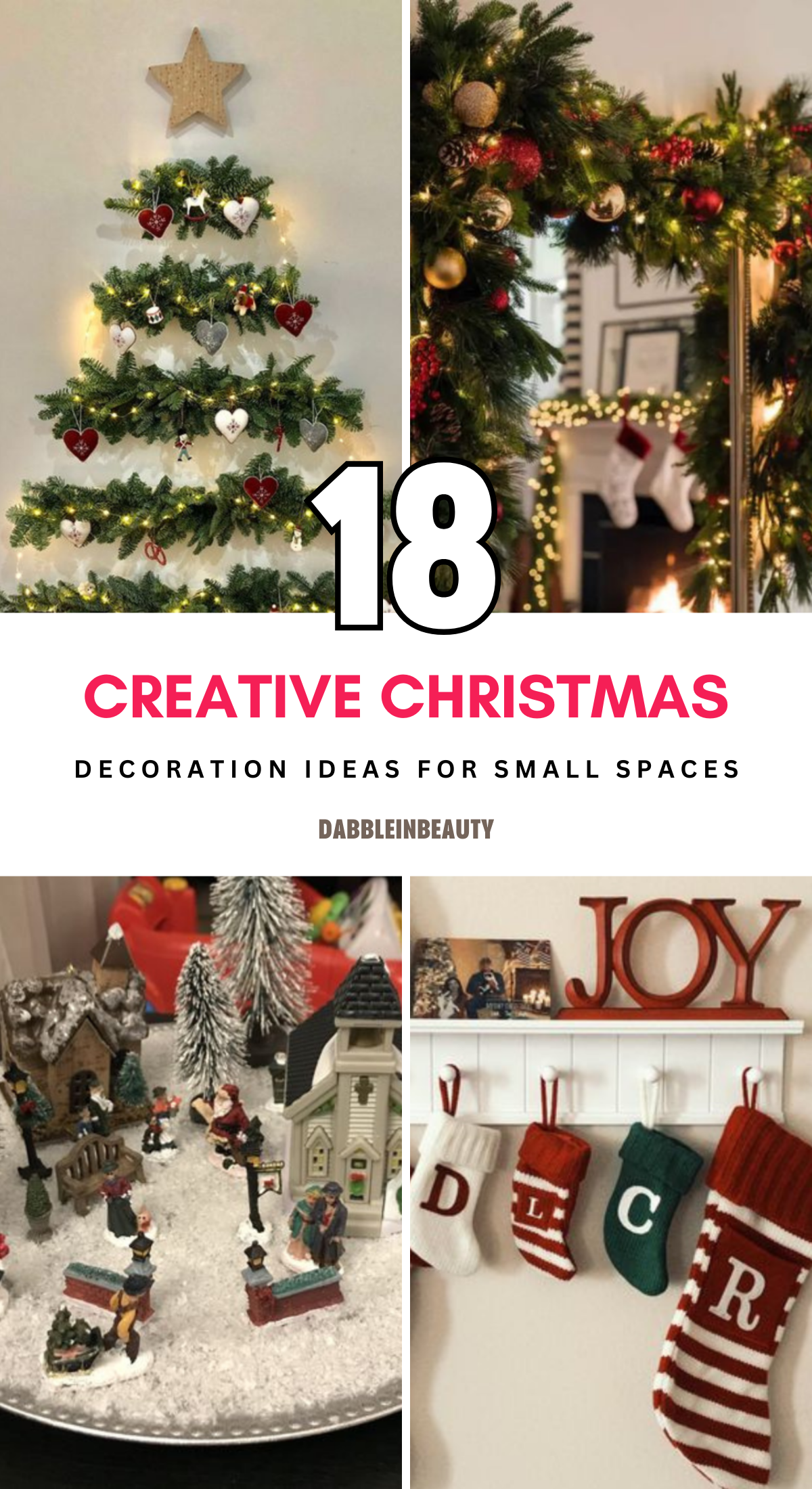 18 Creative Christmas Decoration Ideas for Small Spaces