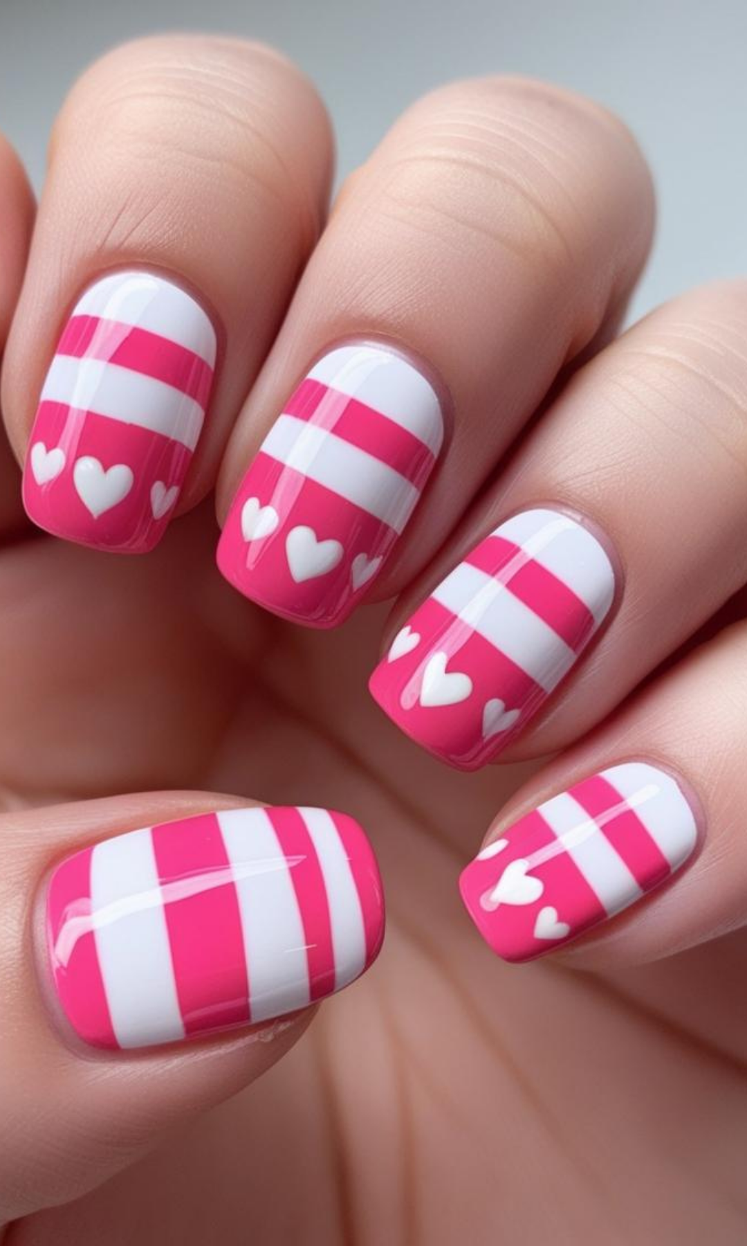 15+ Short Pink Valentine’s Day Nail Ideas for a Sweet, Minimalist Look